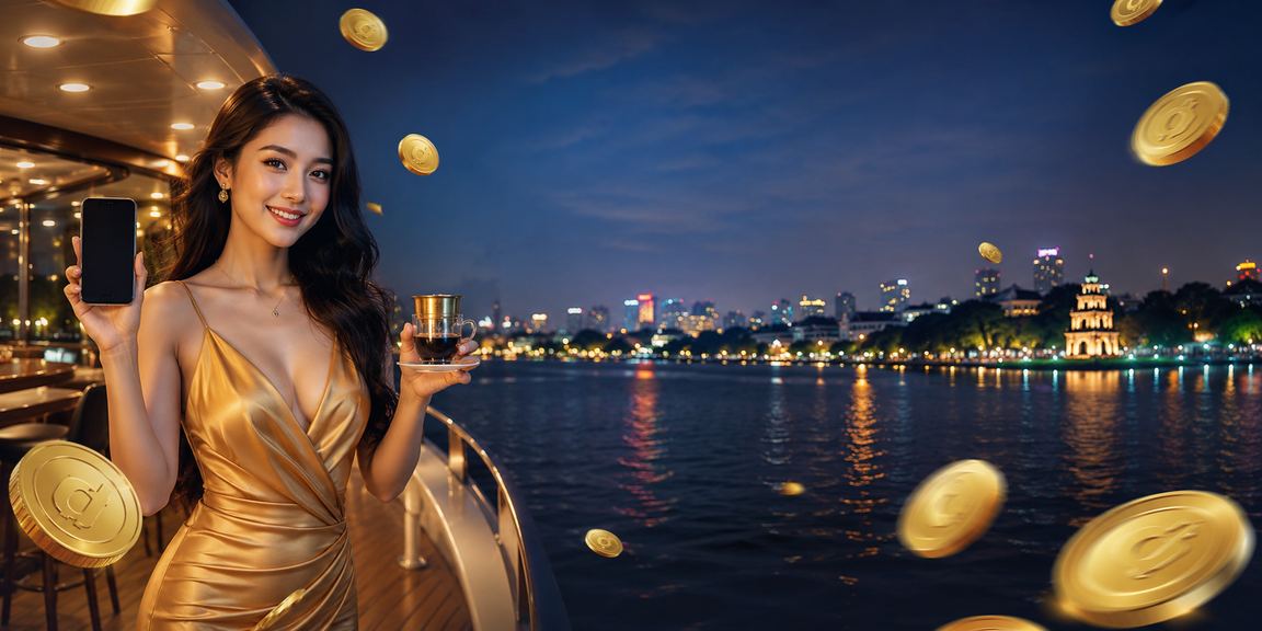 Người dùng tại Hà Nội đăng nhập tài khoản casino trên điện thoại bên ly cà phê