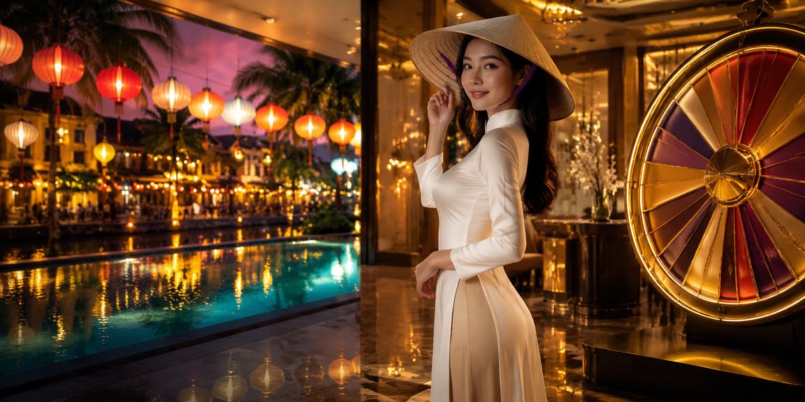 Bàn roulette tại khu vực Huế với thiết kế bản địa